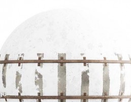 تکسچر خطوط برفی راه آهن